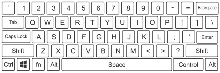 Keyboard on which Tab key is constantly Pressing